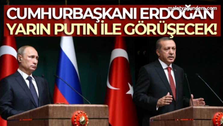 Cumhurbaşkanı Erdoğan Putin ile görüşecek!