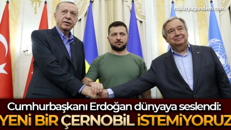 Cumhurbaşkanı Erdoğan: 'Yeni bir Çernobil yaşamak istemiyoruz'