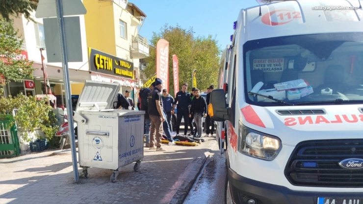 Otomobil ile motosiklet çarpıştı: 1 yaralı