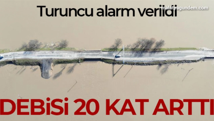 Debisi 20 kat arttı, turuncu alarm verildi