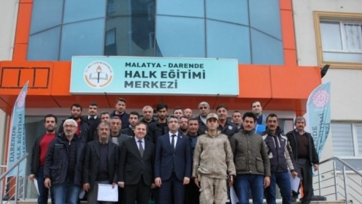 'Doğal gaz Yakıtlı Kalorifer Ateşleme ' Kurs Sertifikaları Verildi