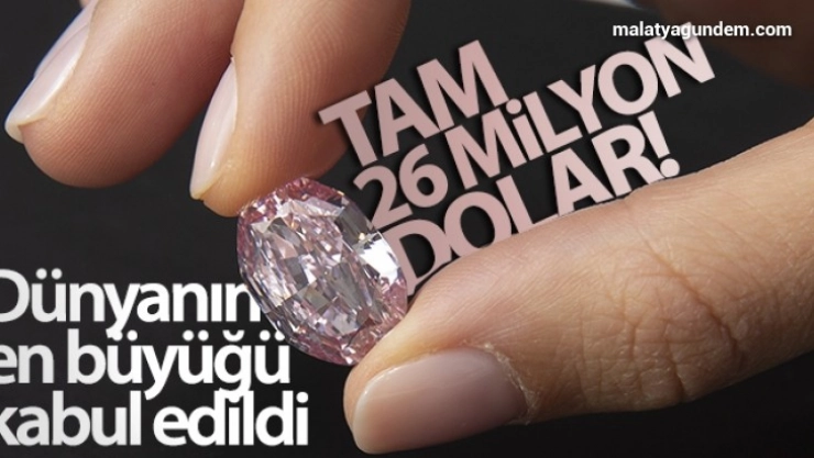 Dünyanın en büyüğü kabul edildi