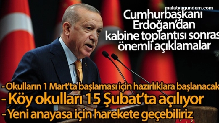 Okulların 1 Mart'ta başlaması için hazırlıklara başlanacak