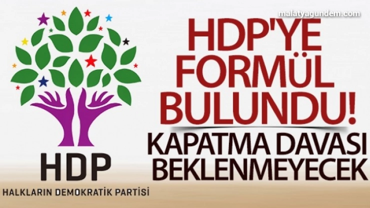 HDP'ye formül bulundu! Kapatma davası beklenmeyecek
