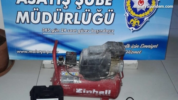 İnşaattan malzeme çalan hırsızlar yakalandı