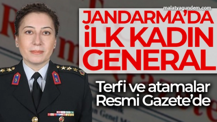 Jandarma Genel Komutanlığındaki terfi ve atamalar Resmi Gazete'de