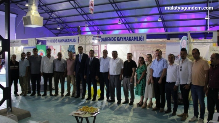 Kayısı Festivali'nde Darende standı ilgi görüyor