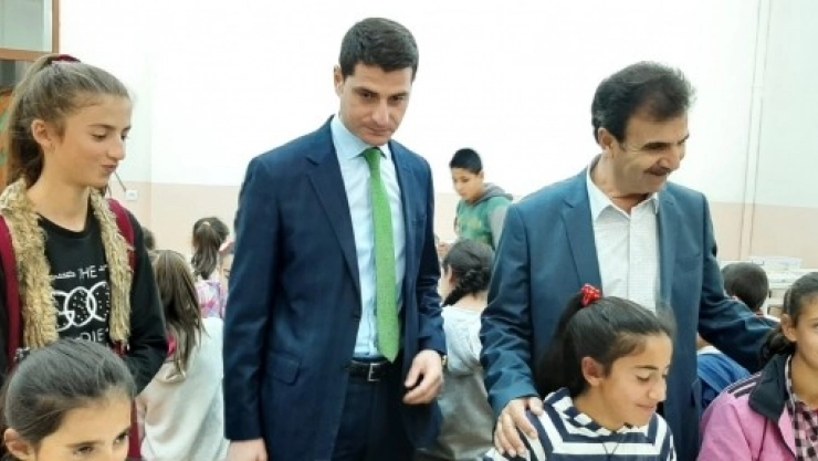 Kaymakam Recep Aydın, Okul Denetledi