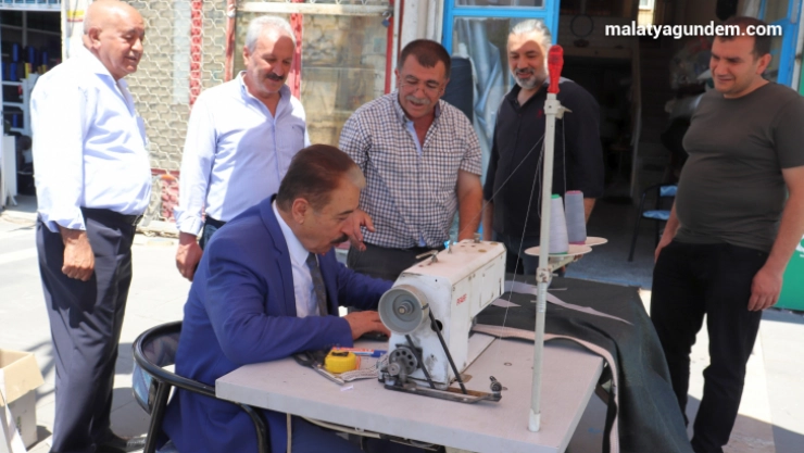 Keskin'den esnaflara bayram tebriği ziyareti