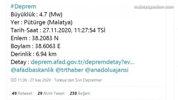 4.7 ile sallandı