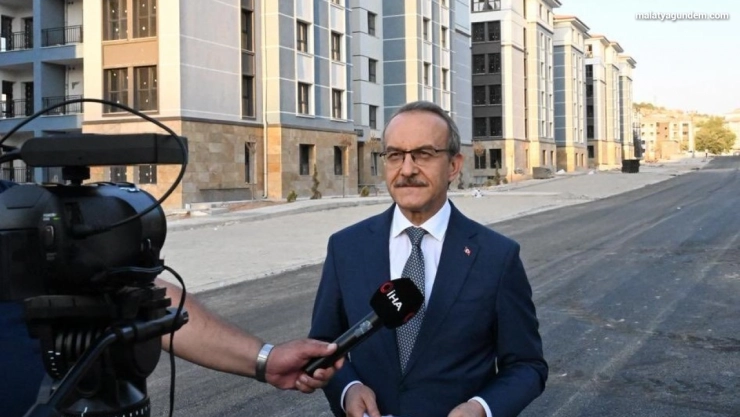 Malatya'da 11 ayda 815 konut ve 23 iş yeri inşa edildi