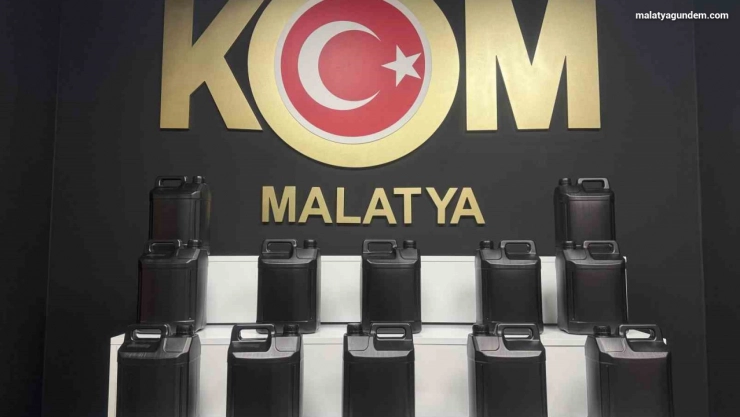60 litre etil alkol ele geçirildi