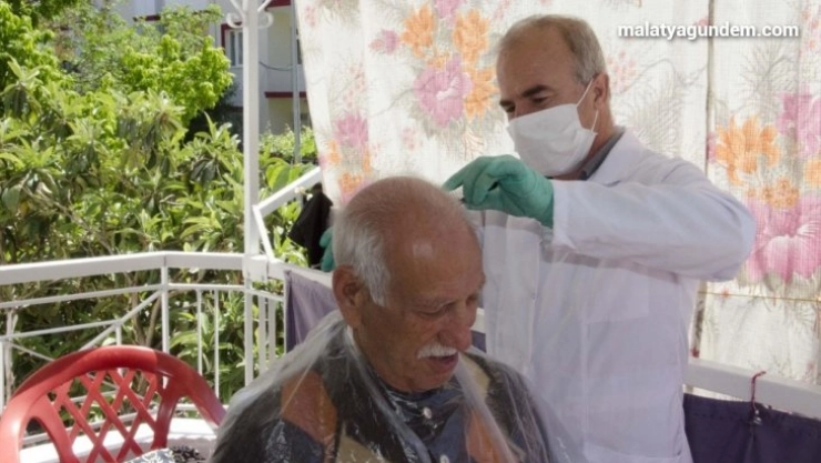 Malatya'da 65 yaş ve üzerine Berberlik hizmeti