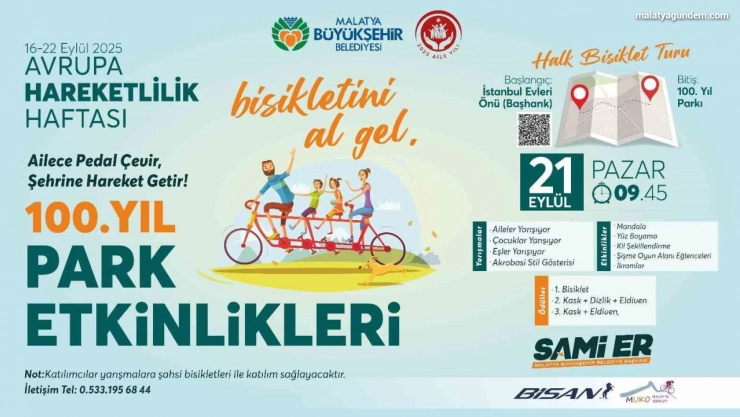 Malatya'da Avrupa Hareketlilik Haftası renkli etkinliklerle kutlanacak