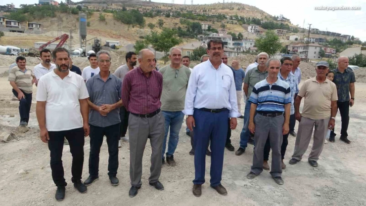 Malatya'da beton santrali tepkisi