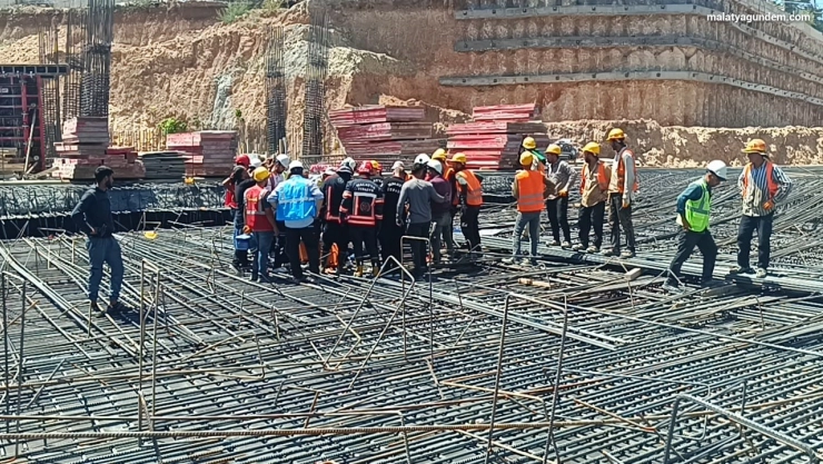 İnşaatta iş kazası: 1 işçi yaralandı
