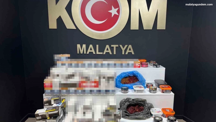 Malatya'da kaçakçılık operasyonları