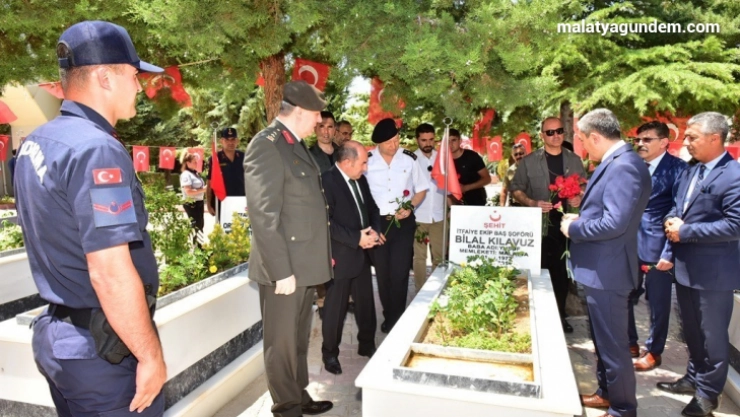 Malatya'da şehitler unutulmadı