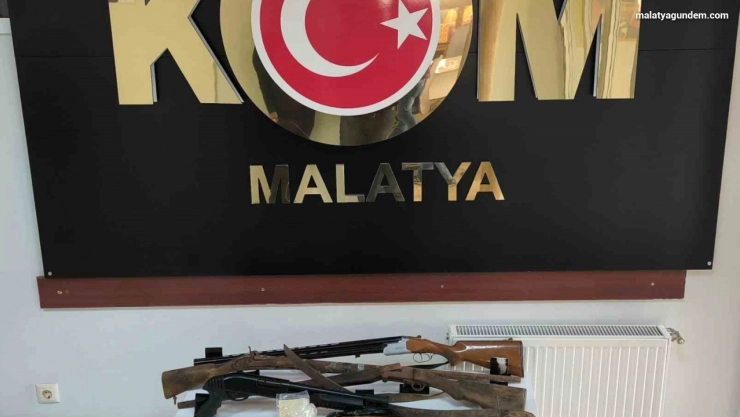 Malatya'da silah operasyonu: 2 gözaltı