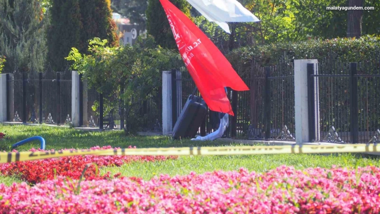 Malatya'da şüpheli bavul alarmı