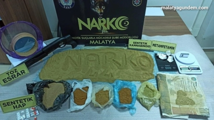 Malatya'da torbacılara baskın