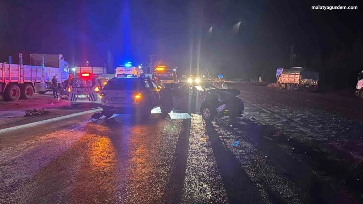 Malatya'da trafik kazası: 2 yaralı
