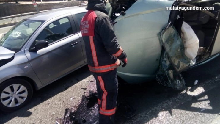 Malatya'da trafik kazası: 2 yaralı