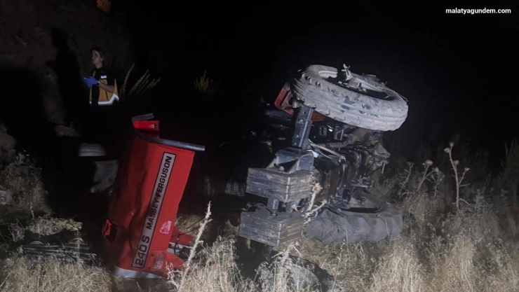 Malatya'da traktör kazası: 1 ölü