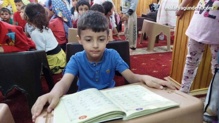 Yaz Kur'an kurslarına yoğun ilgi