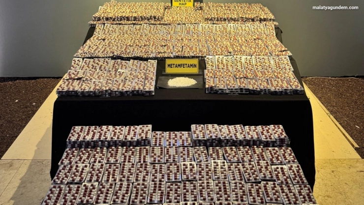 Malatya'da zehir tacirlerine büyük darbe: 5 gözaltı