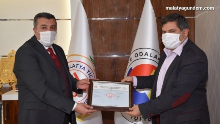 Malatya Ticaret Borsası kalitesini taçlandırdı