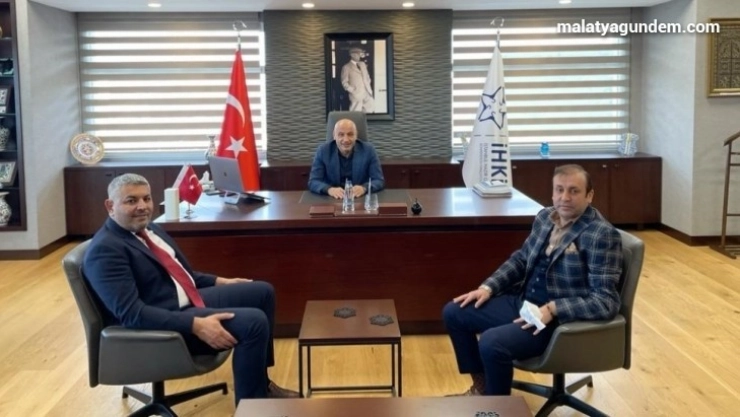 Malatya TSO Başkanı Sadıkoğlu, İHKİB Başkanı'nı ziyaret etti