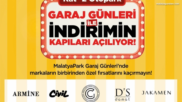 MalatyaPark AVM'de 'Garaj Günleri' başlıyor