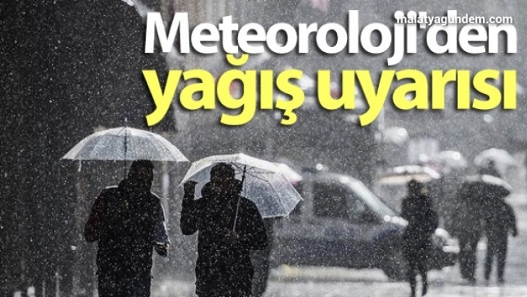 Meteoroloji'den yağış uyarısı