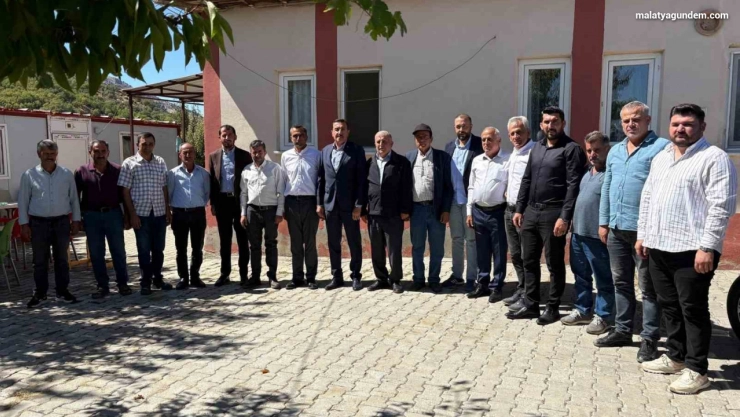 Milletvekili Tüfenkci, Doğanşehir'de muhtarlarla bir araya geldi