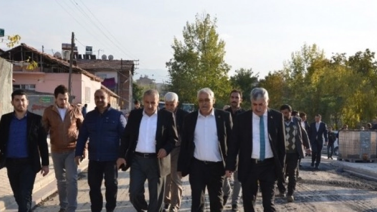 Milletvekili Şahin Yeşilyurt'da Çalışmaları İnceledi