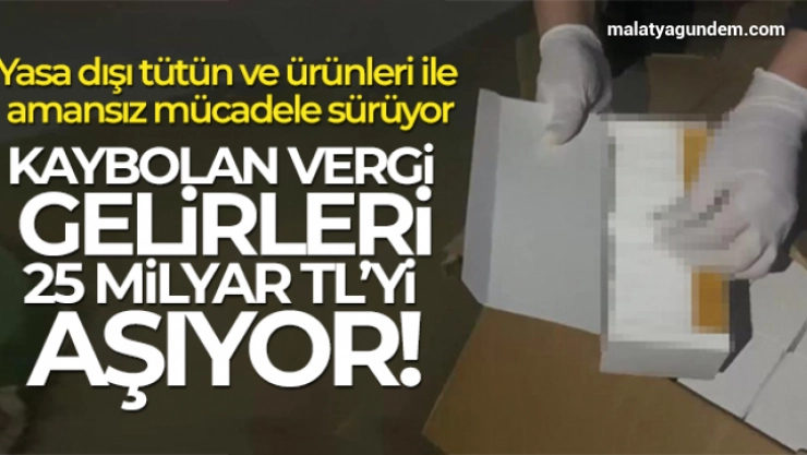 Milyonlarca kaçak makaron ve sigara filtresi ele geçirildi