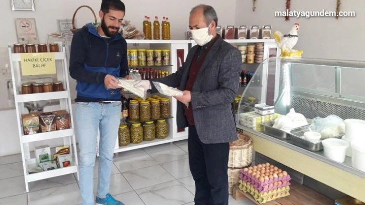 Muhtardan ücretsiz maske