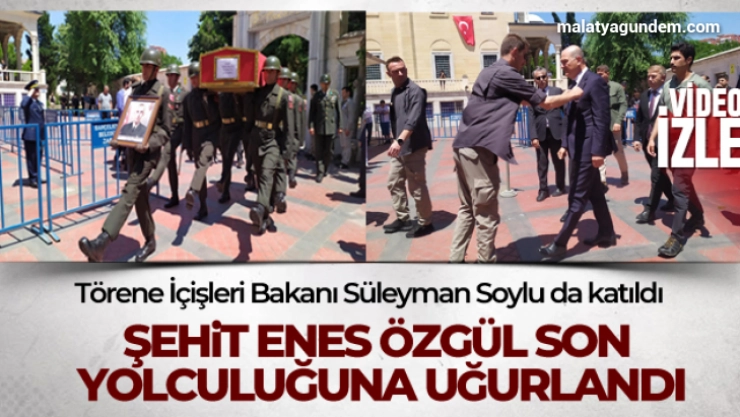 Şehit Enes Özgül son yolculuğuna uğurlandı