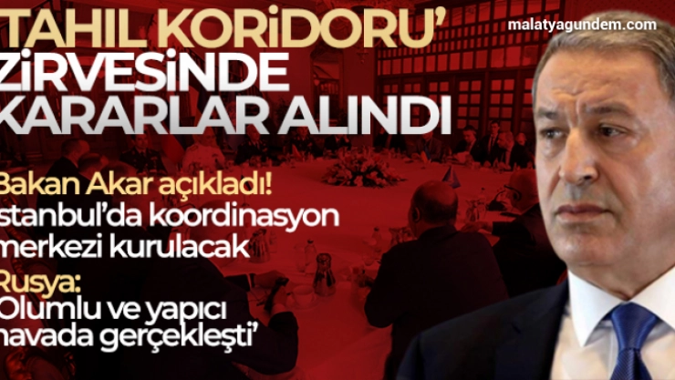 'Tahıl Koridoru' zirvesi