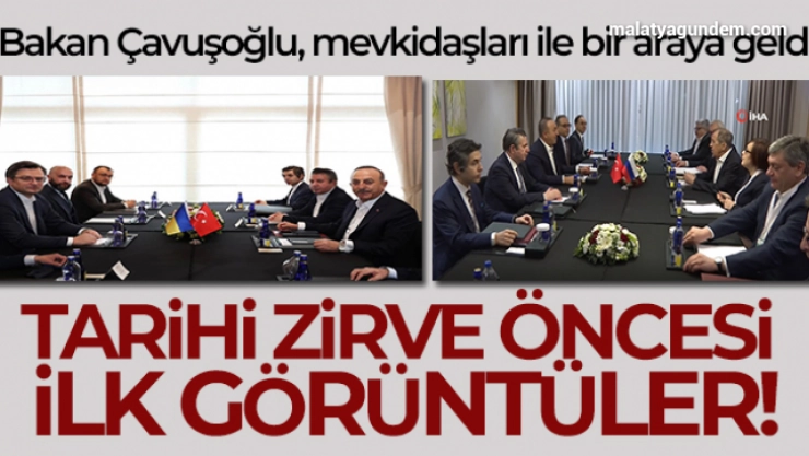 Tarihi zirve öncesi ilk görüntüler!