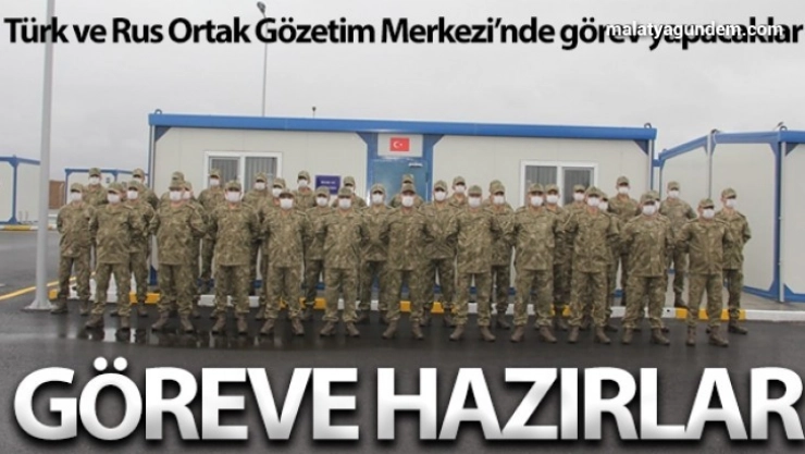 Türk ve Rus Ortak Gözetim Merkezi'nde görev yapacak Türk askerleri Azerbaycan'da