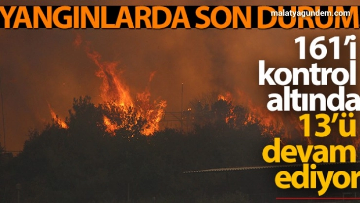 Yangınlarda son durum