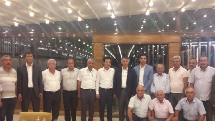 Yazıhan Kaymakamı Akça'ya Veda Yemeği