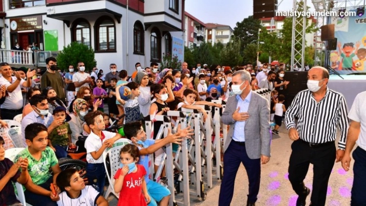 Yeşilyurt çocuk şenliği, renkli anlara sahne oldu