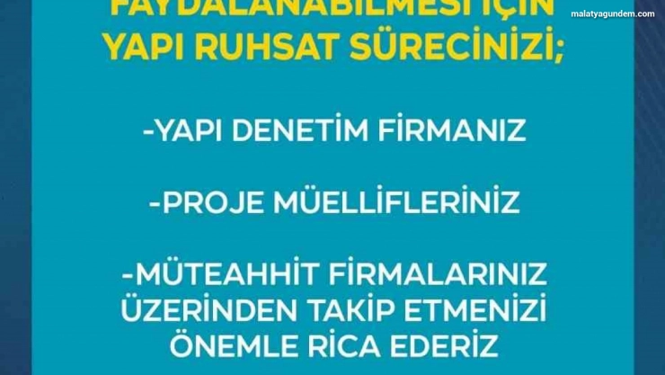 Yeşilyurt'ta Yerinde Dönüşüm için geri sayım başladı