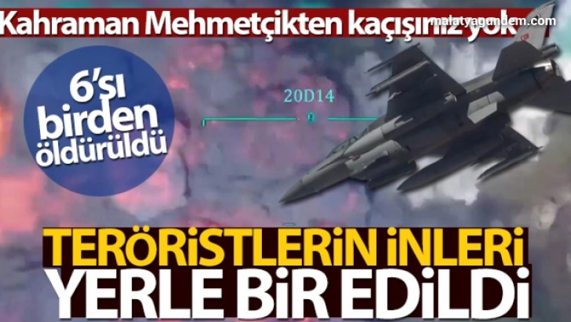 6 PKK'lı terörist etkisiz hâle getirildi