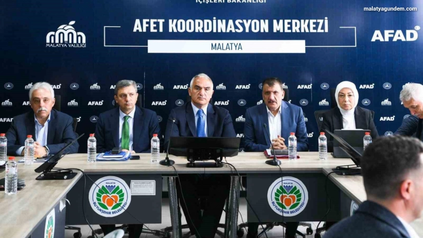 Bakan Ersoy, Malatya'da koordinasyon toplantısına katıldı