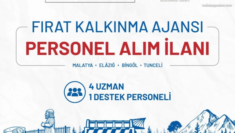 Fırat Kalkınma Ajansı personel alımı yapacak