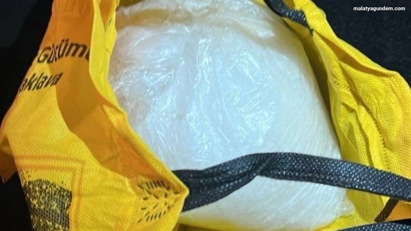 Malatya'da 1 kilo metamfetamin ele geçirildi: 1 gözaltı